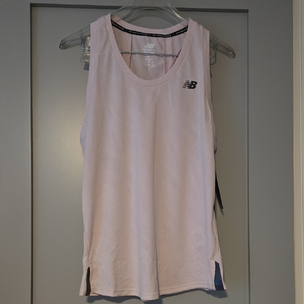 New Balance Cream Relaxed Tank Top